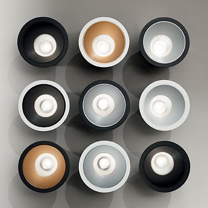 Bodové svietidlo Ideal LUX GAME ROUND BLACK WHITE 192338