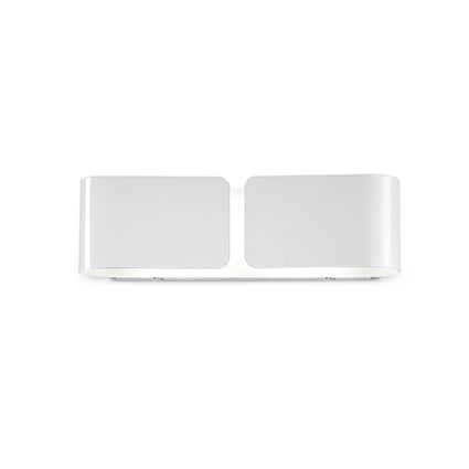 Interiérové svietidlo IDEAL LUX Clip AP2 small Bianco 014166