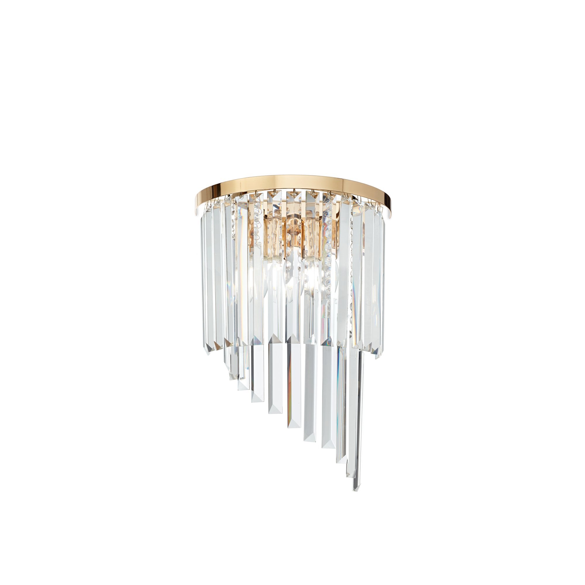 Nástenné svietidlo IDEAL LUX CARLTON AP3 ORO 213491