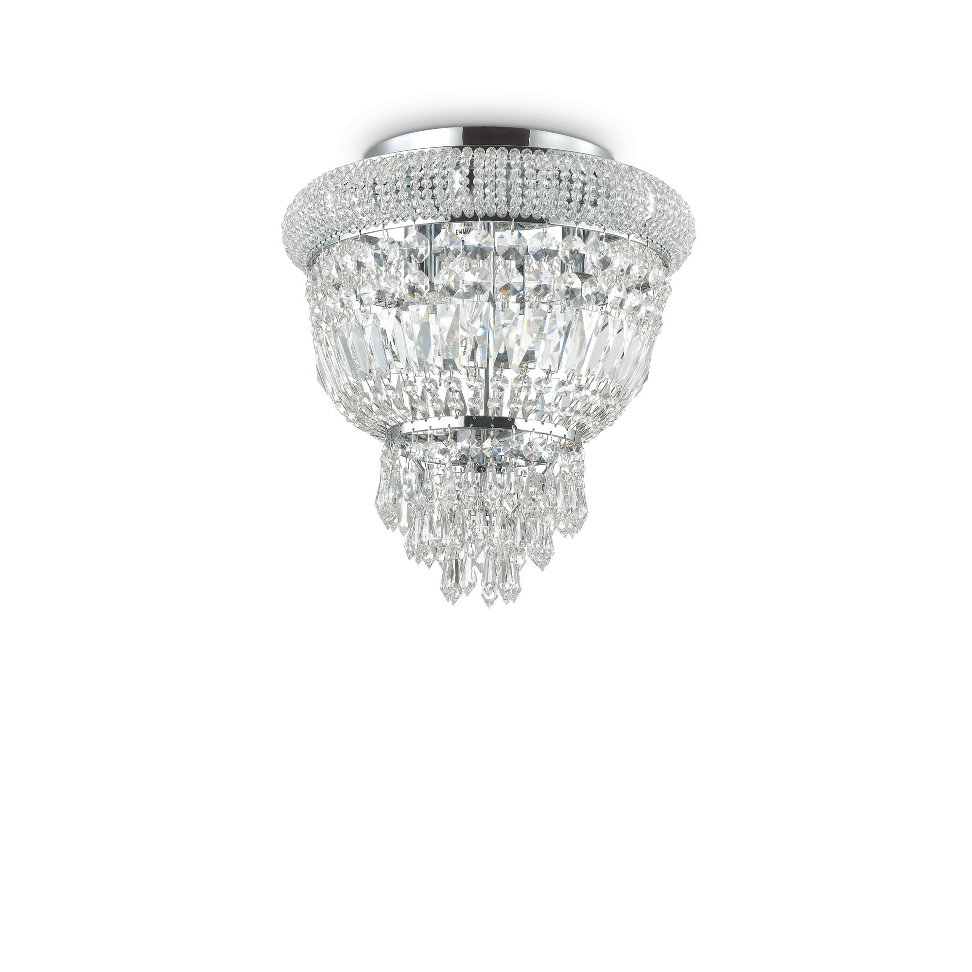 Stropné svietidlo IDEAL LUX DUBAI PL3 CROMO 207162