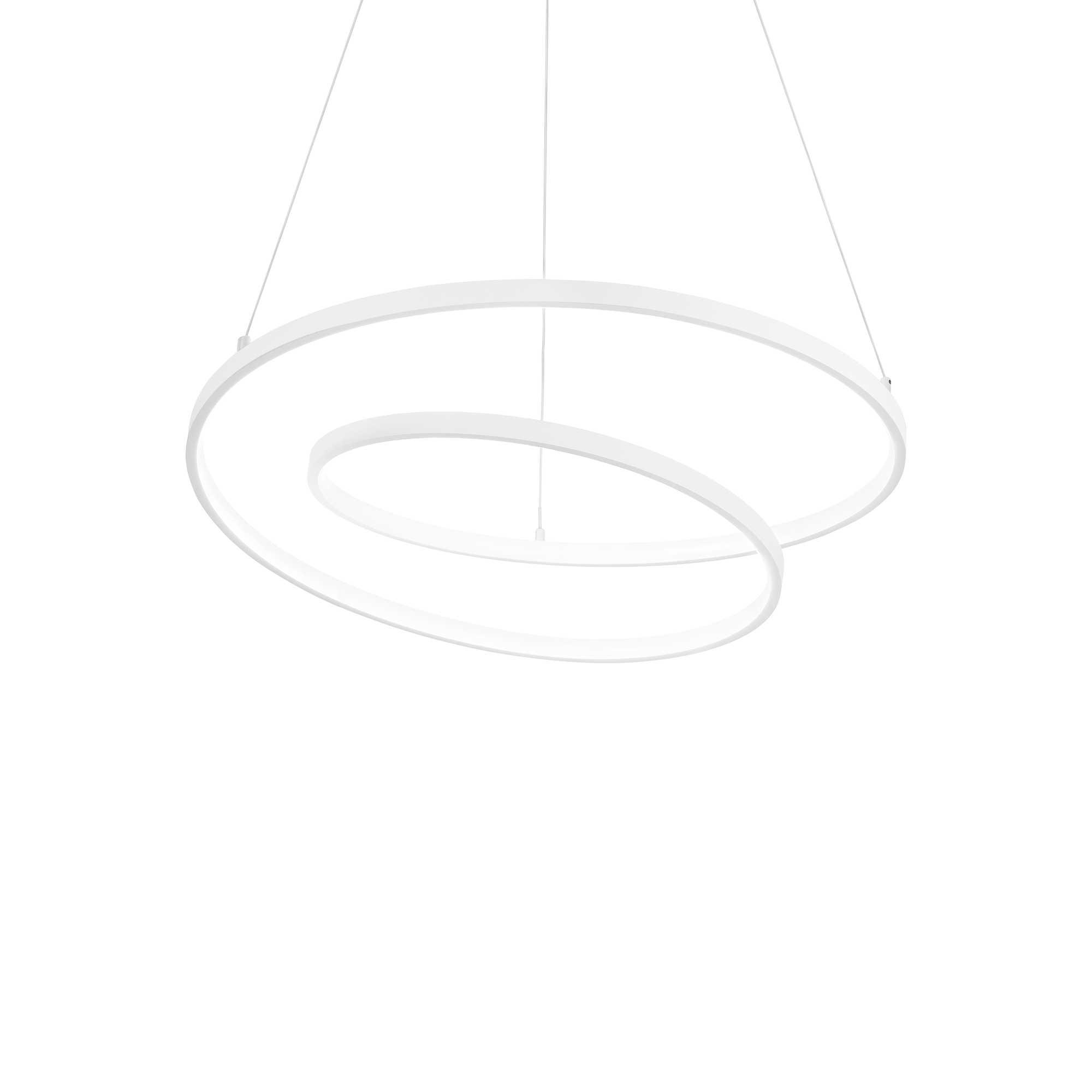 Interiérové svietidlo IDEAL LUX OZ LED biela závesná 253671