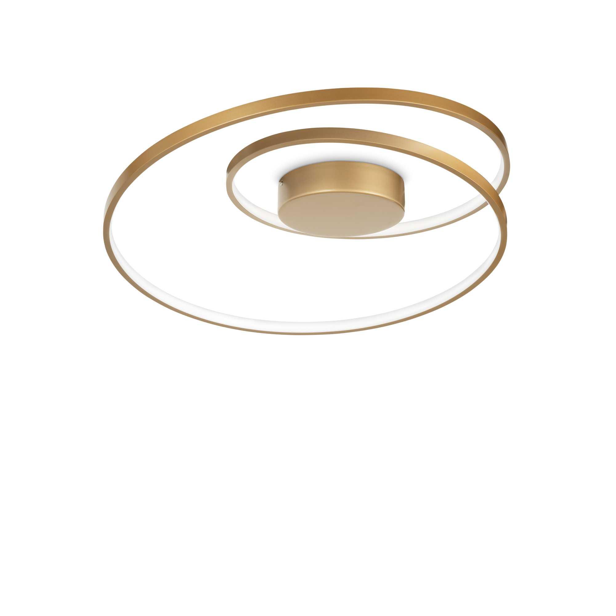 Interiérové svietidlo IDEAL LUX LED OZ stropná zlatá 269429