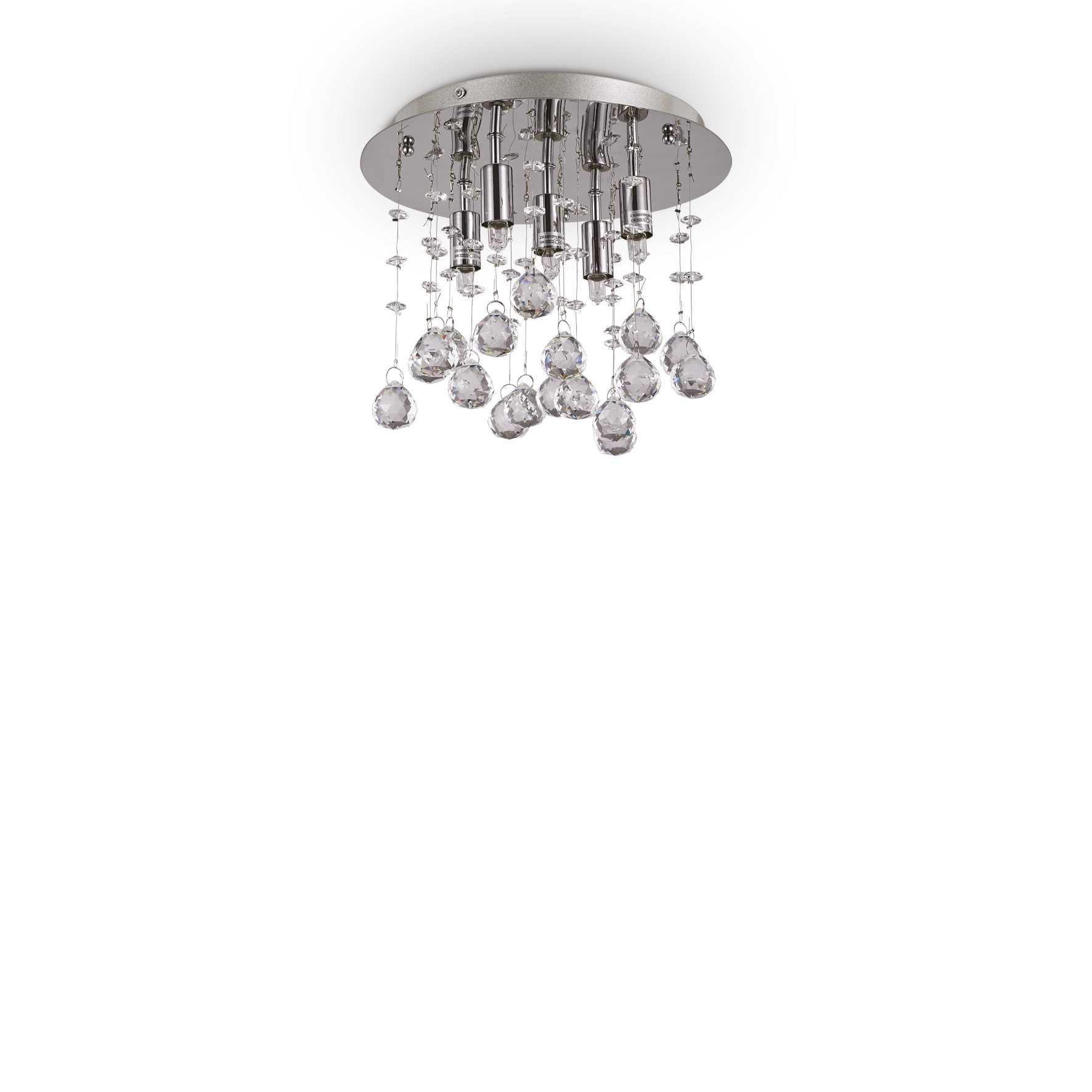 Stropné svietidlo IDEAL LUX Moonlight PL5 Cromo 094649