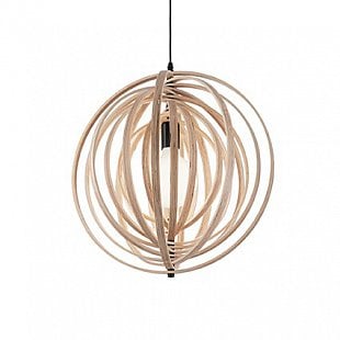 Závesné svietidlo IDEAL LUX Disco SP1 Legno 138275