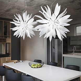 Interiérové svietidlo IDEAL LUX Leaves SP8 Bianco 111957