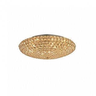 Stropné svietidlo IDEAL LUX King PL9 Oro 073262