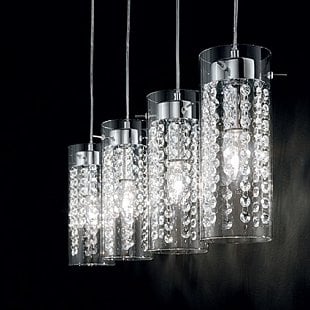 Závesné svietidlo IDEAL LUX Iguazú SP3 chróm 052366