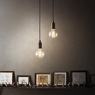 Závesné svietidlo IDEAL LUX Edison SP1 Nero 113319