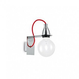 Nástenné svietidlo IDEAL LUX Minimal AP1 Cromo