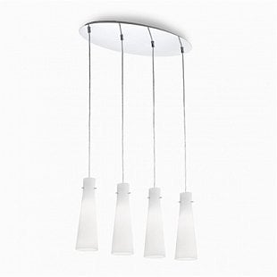 Závesné svietidlo IDEAL LUX Kuky Bianco SP4 053455