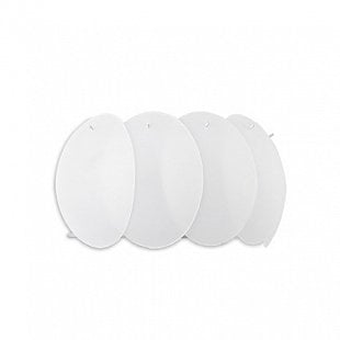 Interiérové svietidlo IDEAL LUX Ovalino AP2 Bianco 038025