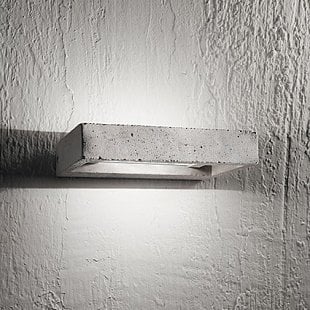 Nástenné svietidlo IDEAL LUX Hydro AP1 grey 139746