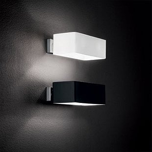 Interiérové svietidlo IDEAL LUX Box AP2 Nero 009513