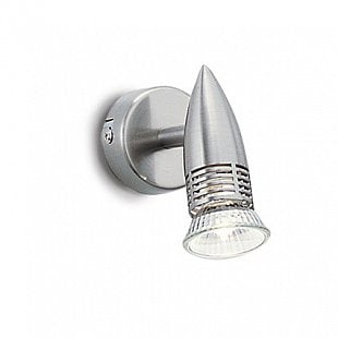 Interiérové svietidlo Ideal LUX Alfa AP1 Nickel 009377