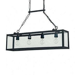 Závesné svietidlo IDEAL Lux Igor SP4 Nero