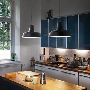 Závesné svietidlo IDEAL LUX Moby SP1 Nero 093659