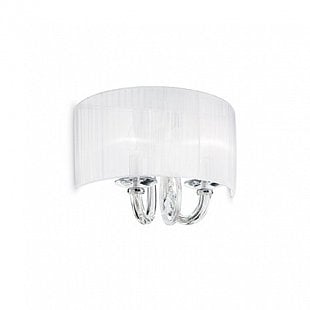 Nástenné svietidlo IDEAL LUX Swan AP2 biela