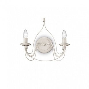 Nástenné svietidlo Ideal LUX Corte AP2 Bianco 028460