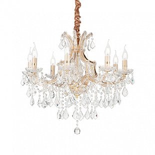 Závesné svietidlo Ideal LUX NAPOLEON SP8 ORO
