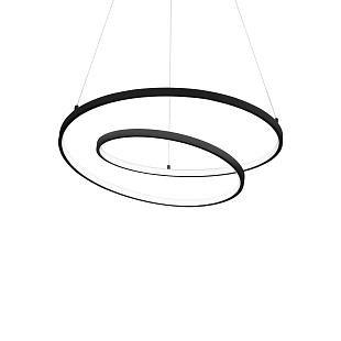 Interiérové svietidlo IDEAL LUX OZ LED závesná čierna