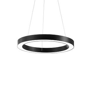 Interiérové svietidlo IDEAL LUX ORACLE LED kruh čierna 222097