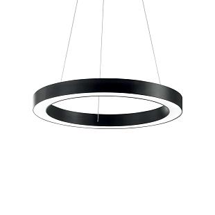 Interiérové svietidlo IDEAL LUX ORACLE LED kruh čierna 222103
