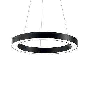 Interiérové svietidlo IDEAL LUX ORACLE LED kruh čierna