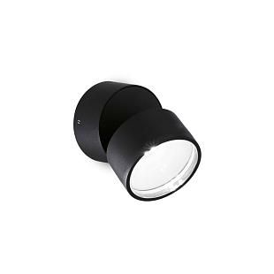 Vonkajšie nástenné svietidlo IDEAL LUX OMEGA LED čierna 4000K
