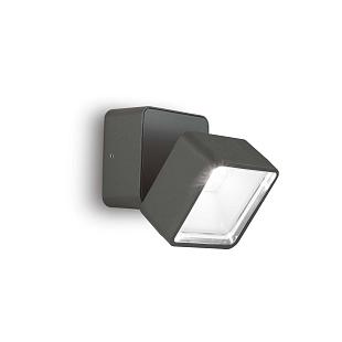 Vonkajšie nástenné svietidlo IDEAL LUX OMEGA LED antracit 4000K