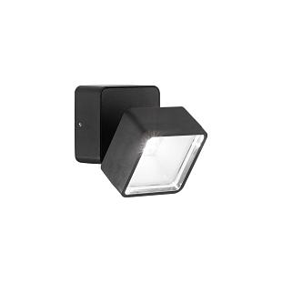 Vonkajšie nástenné svietidlo IDEAL LUX OMEGA LED čierna 4000K 285535