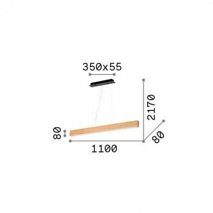 Interiérové svietidlo IDEAL LUX CRAFT 284460